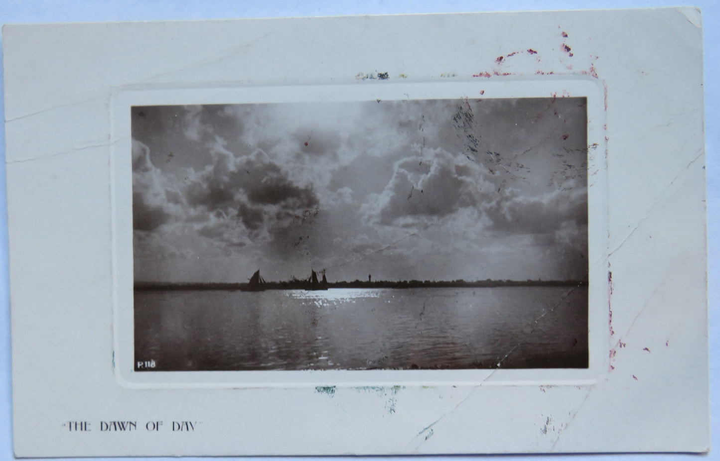 Vintage Postcard of The Dawn of Day , Rotary Photographic Series