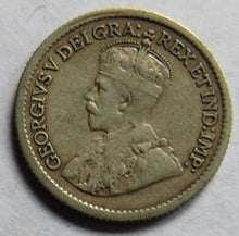 Load image into Gallery viewer, 1920 King George V Canada Silver 5 Cents Coin
