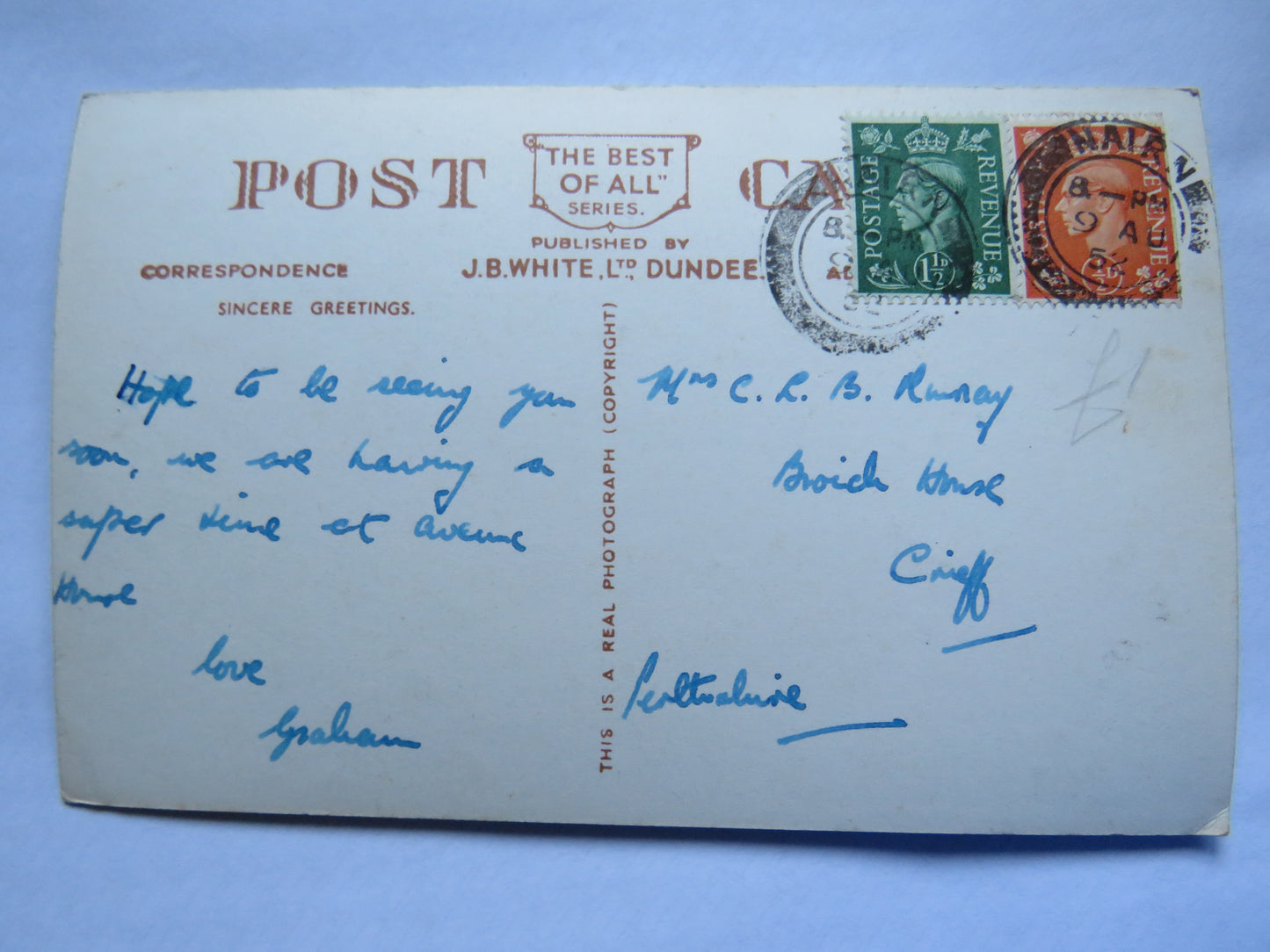 Vintage Postcard of Monarch Of The Glen 1952