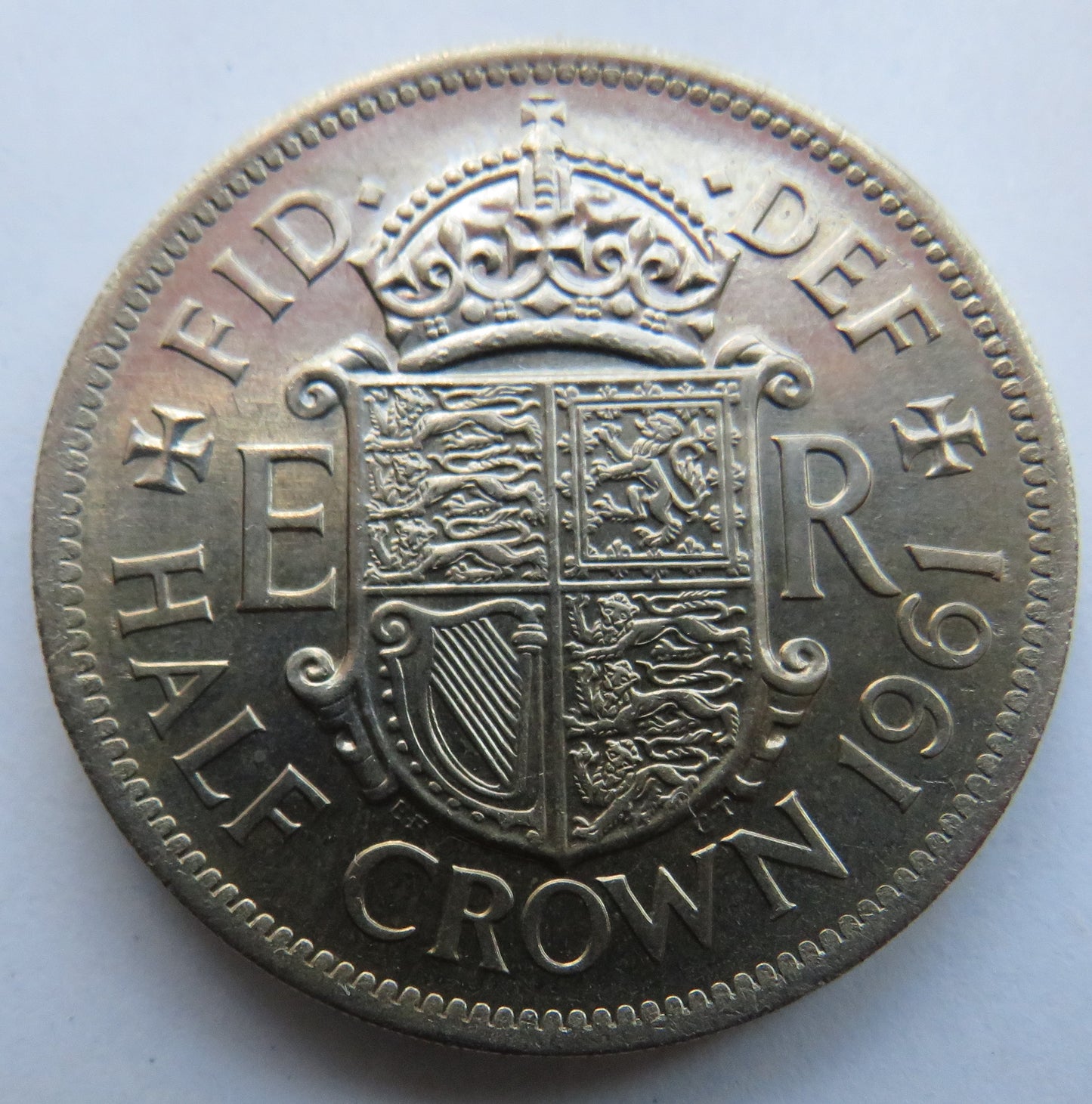 1961 Queen Elizabeth II Halfcrown Coin In High Grade - Great Britain