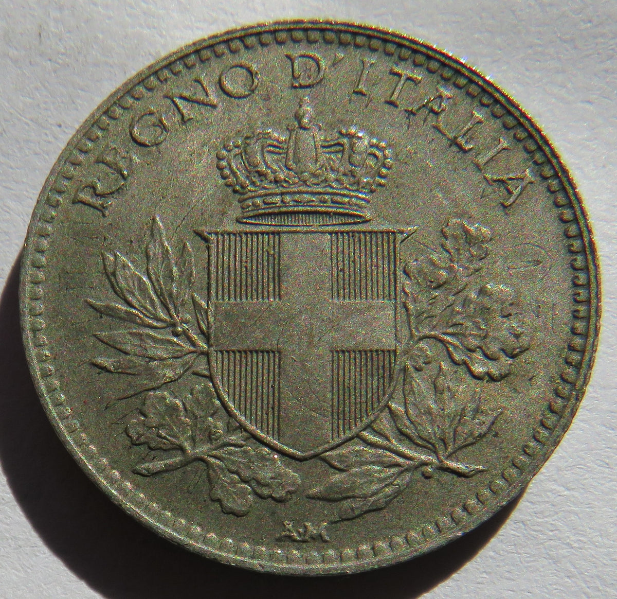 1919 Italy 20 Centesimi Coin