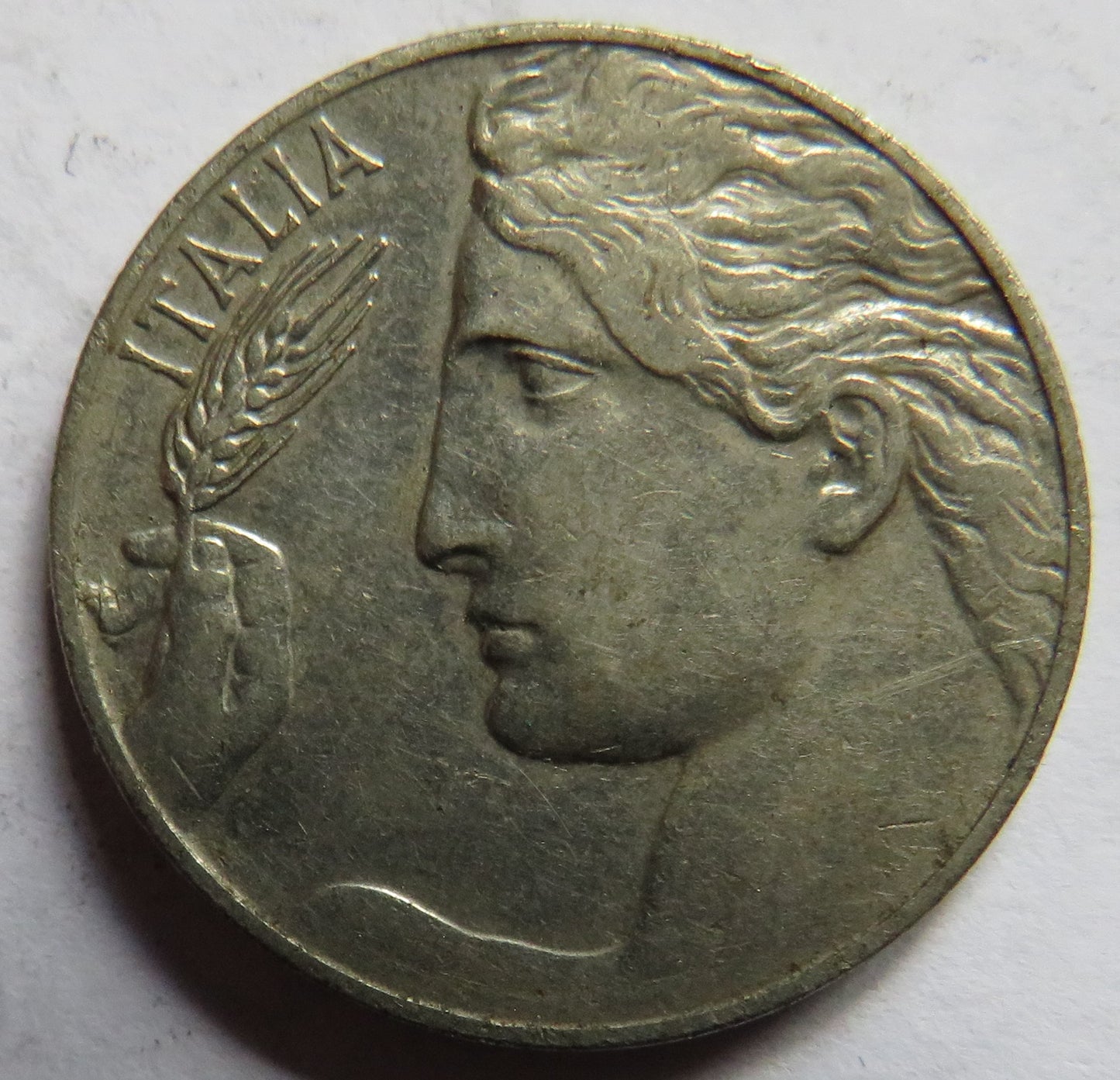 1914 Italy 20 Centesimi Coin