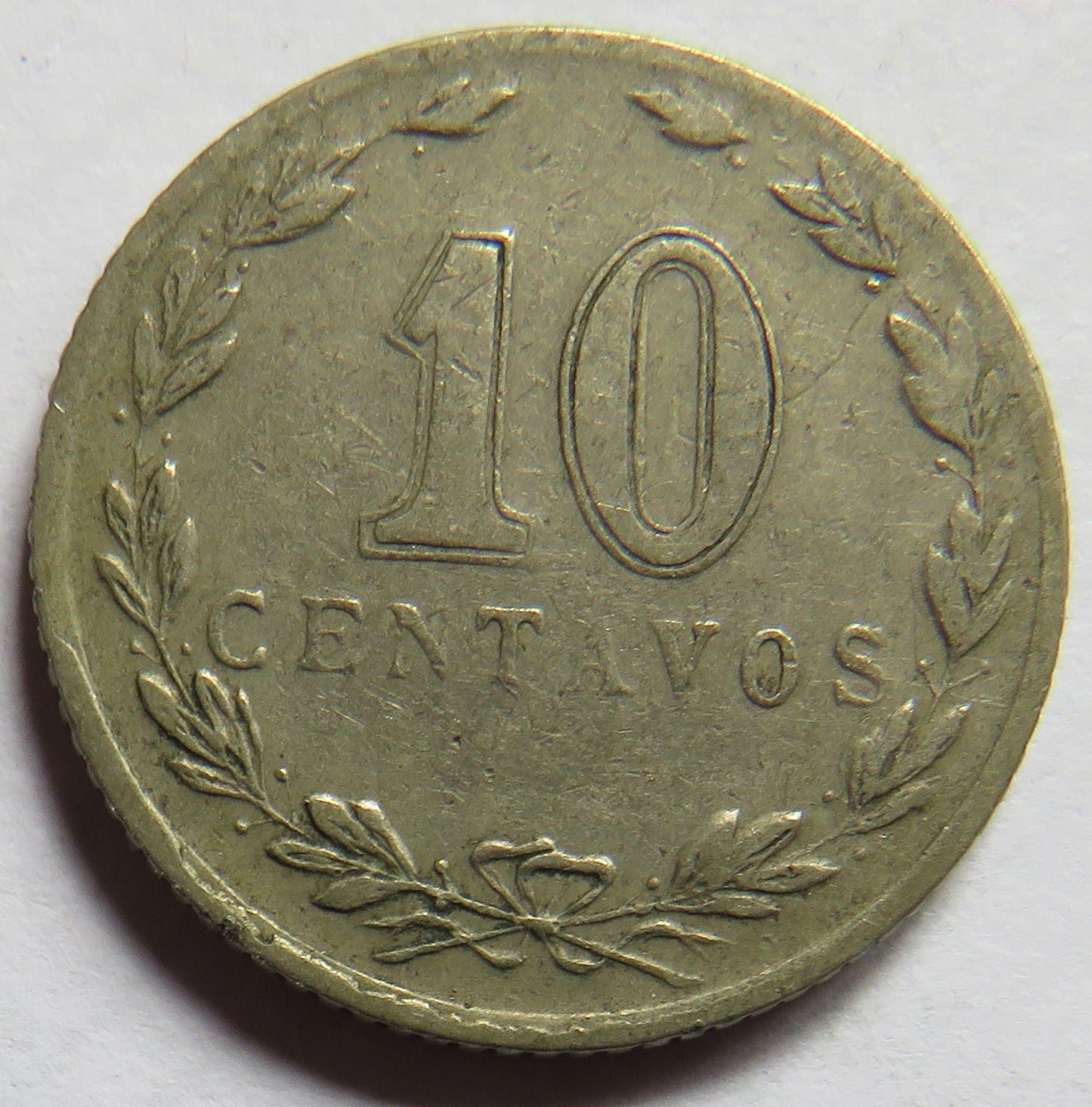 1940 Argentina 10 Centavos Coin