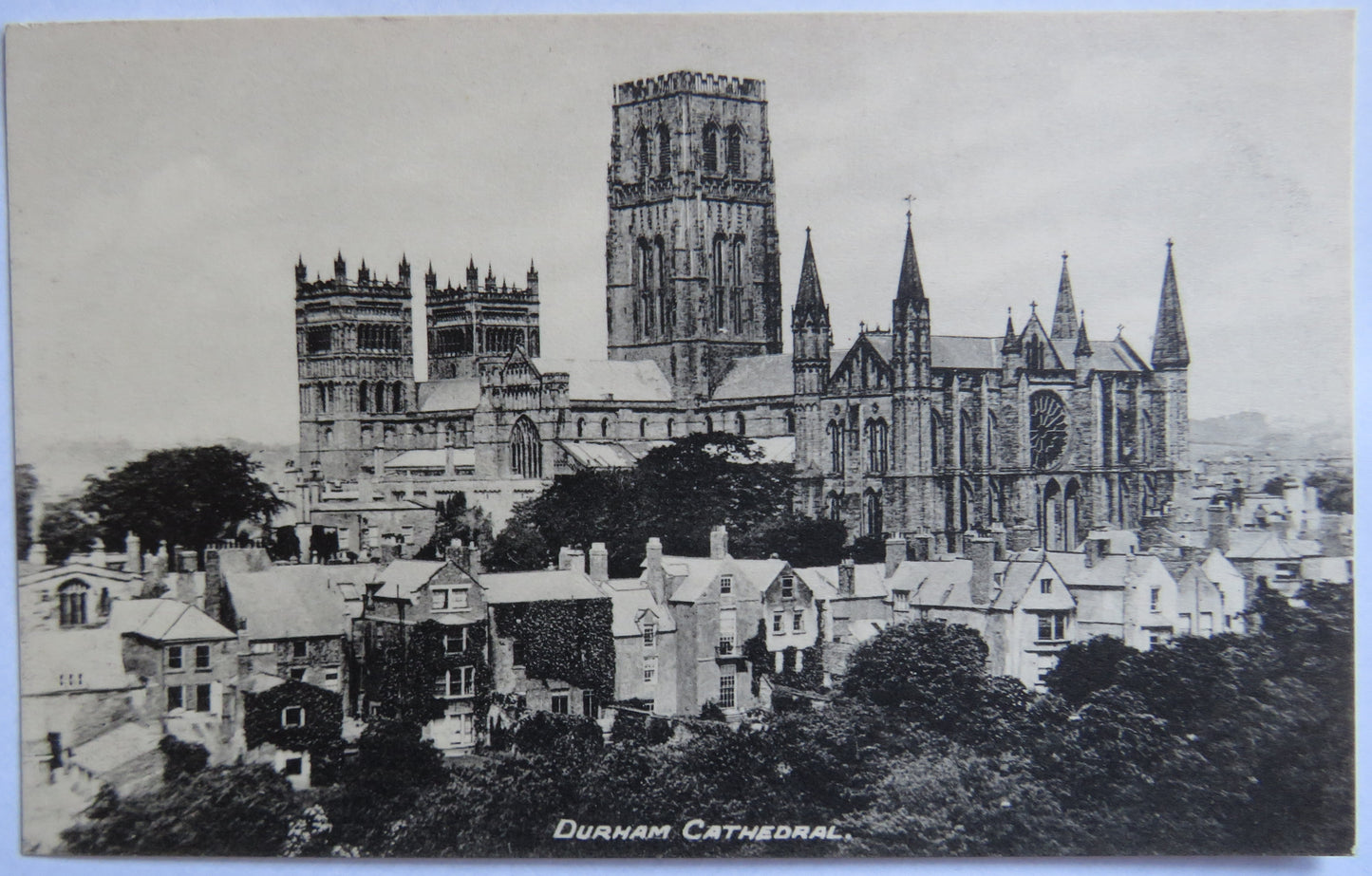 Vintage Postcard of Durham Cathedral.