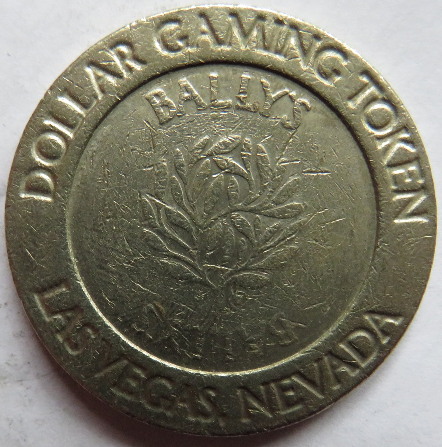 Bally's $1 One Dollar Gaming Token Las Vegas Nevada