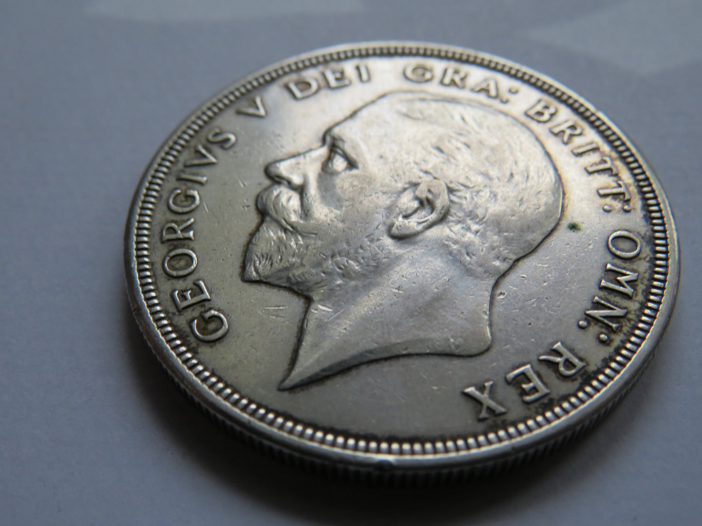 1931 King George V Silver Wreath Crown Coin - Great Britain