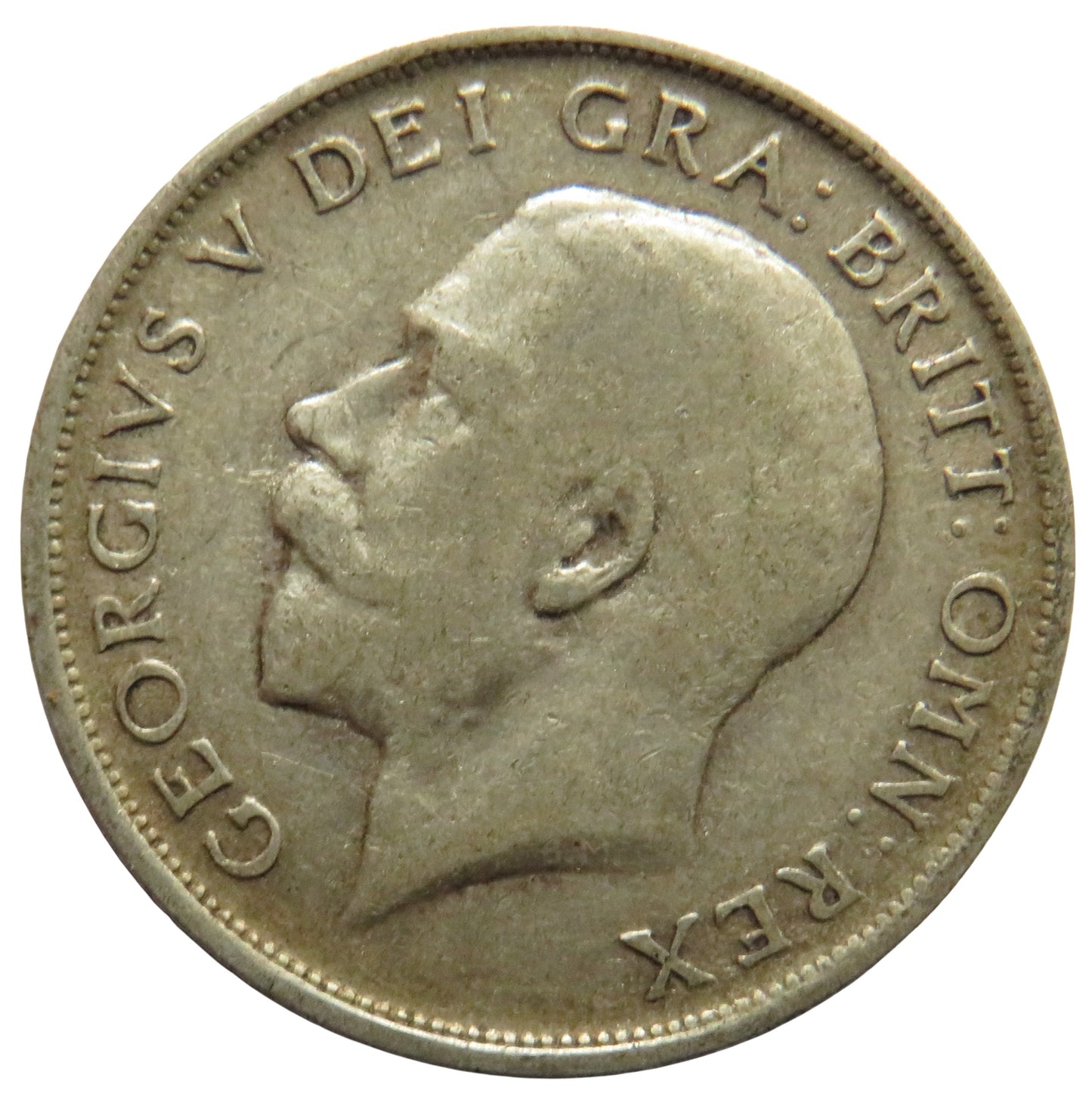 1912 King George V Silver One Shilling Coin - Great Britain