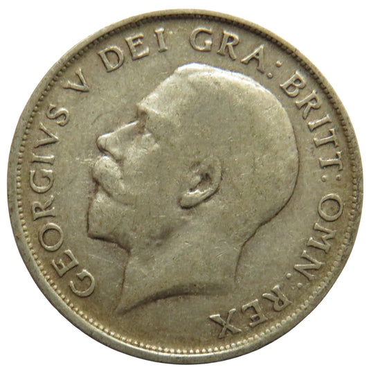 1912 King George V Silver One Shilling Coin - Great Britain