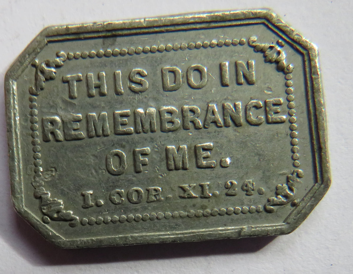 1856 Comrie Scottish Church Communion Token