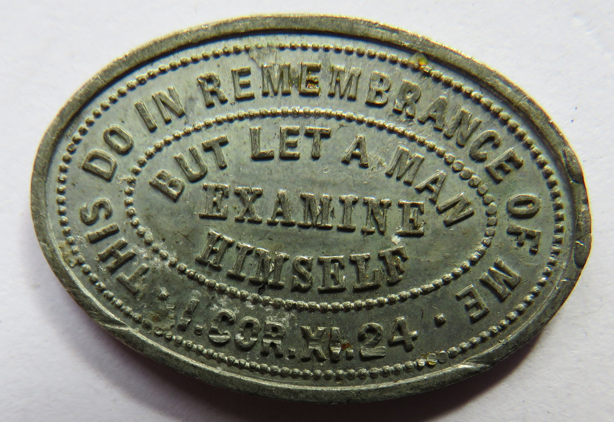 1849 Newhaven Free Church Scottish Communion Token