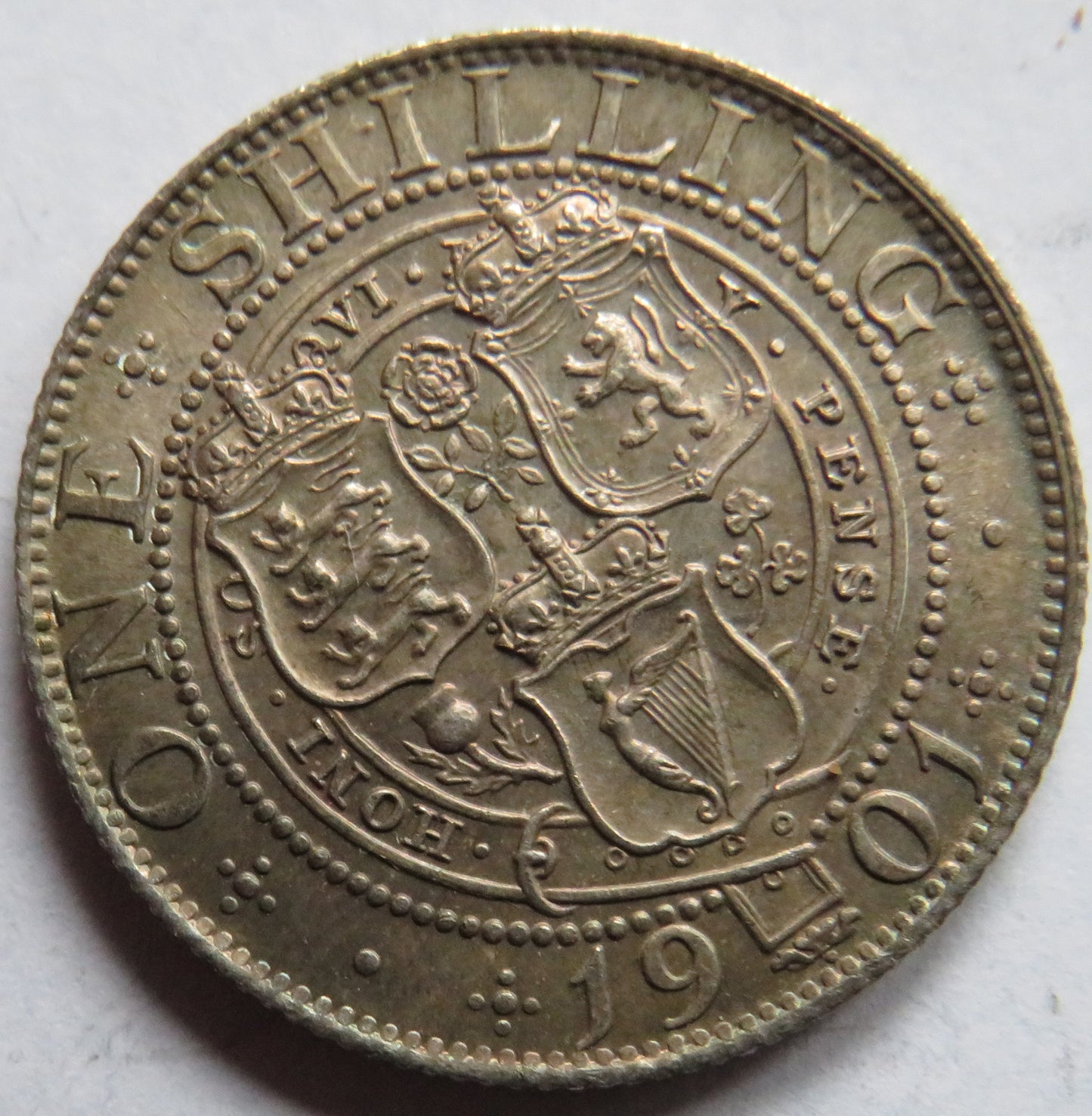 1901 Queen Victoria Silver One Shilling Coin UNC - Great Britain
