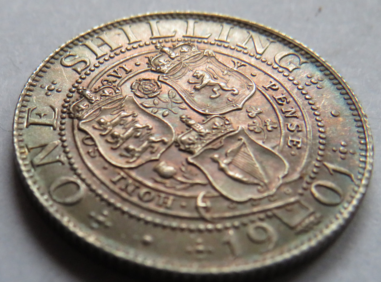 1901 Queen Victoria Silver One Shilling Coin UNC - Great Britain