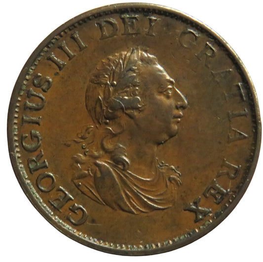 1799 King George III Halfpenny Coin In Higher Grade - Great Britain