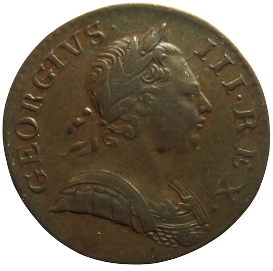 1770 King George III Halfpenny Coin In Better Grade - Great Britain