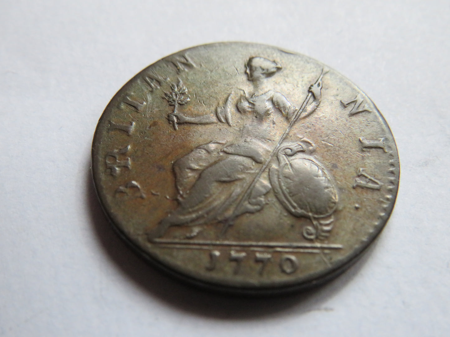 1770 King George III Halfpenny Coin In Better Grade - Great Britain