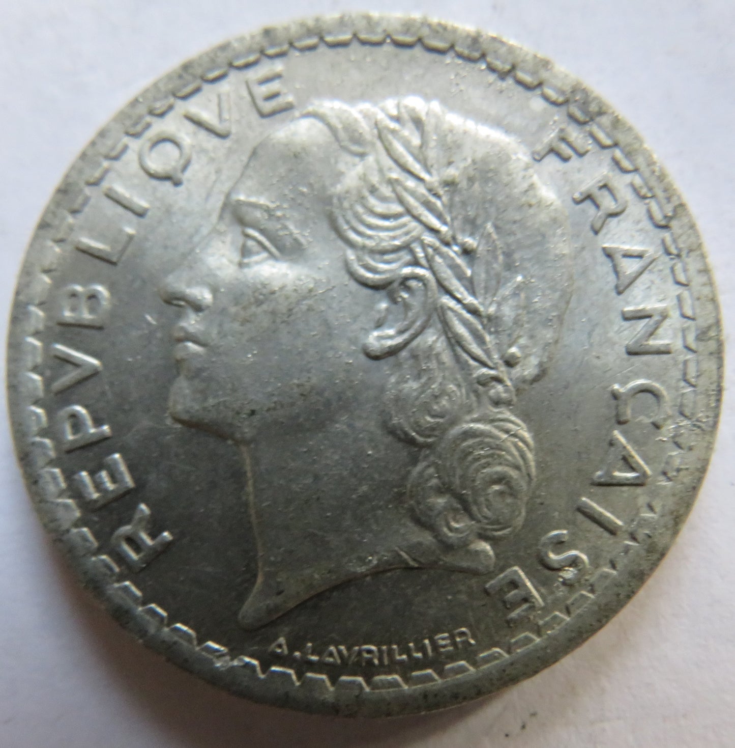 1945 France 5 Francs Coin