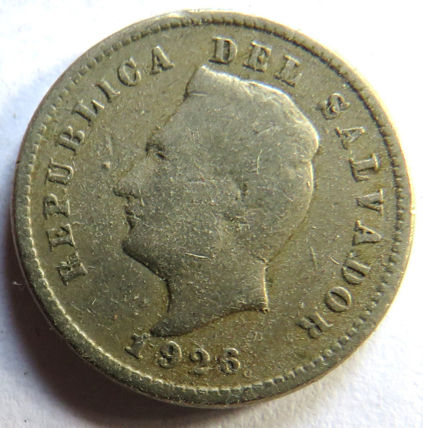 1926 El Salvador One Centavo Coin