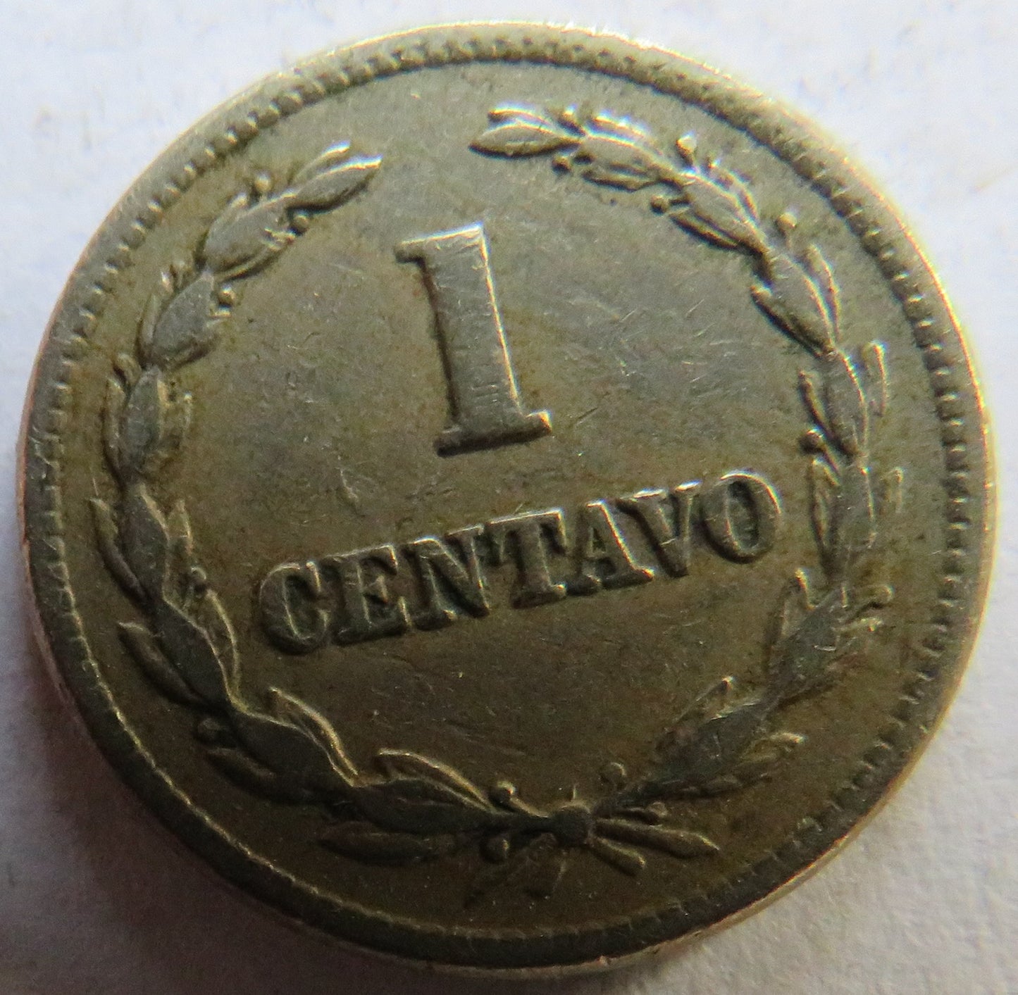 1926 El Salvador One Centavo Coin