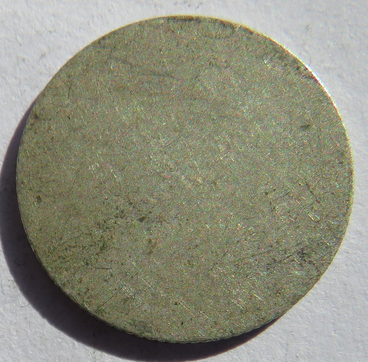 1838 USA Seated Liberty Silver Half Dime Coin (Damaged)