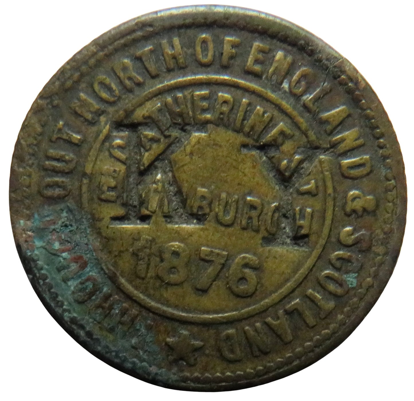 1876 The London & Newcastle Tea Company Edinburgh Token KY Stamp