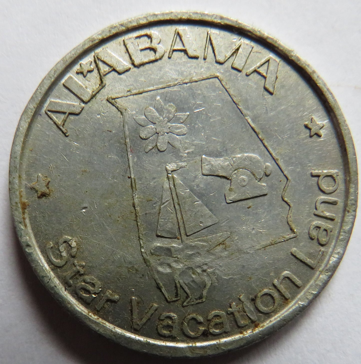 Gov George C. Wallace Welcomes You Alabama Star Vacation Land Token