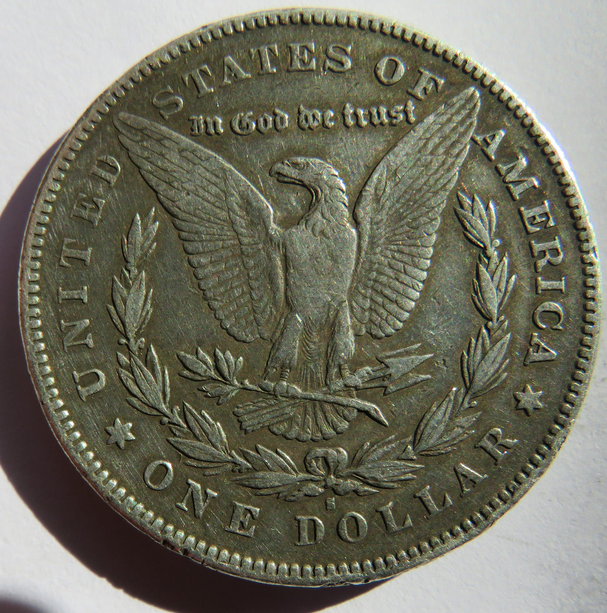 1878-S USA Silver Morgan $1 One Dollar Coin