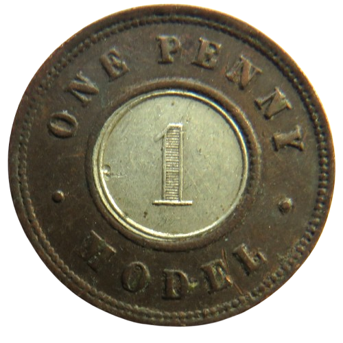 19thC Queen Victoria Model One Penny Coin