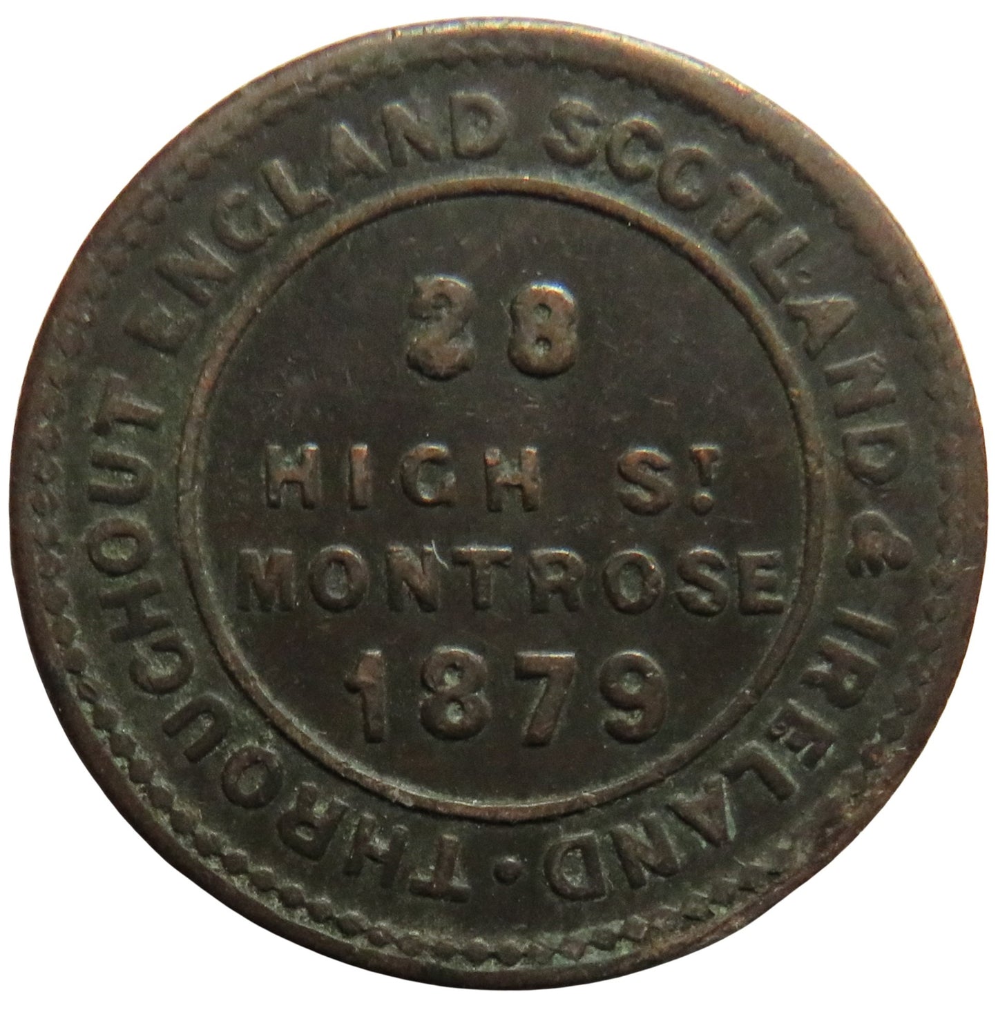 1879 The London & Newcastle Tea Company Montrose Token