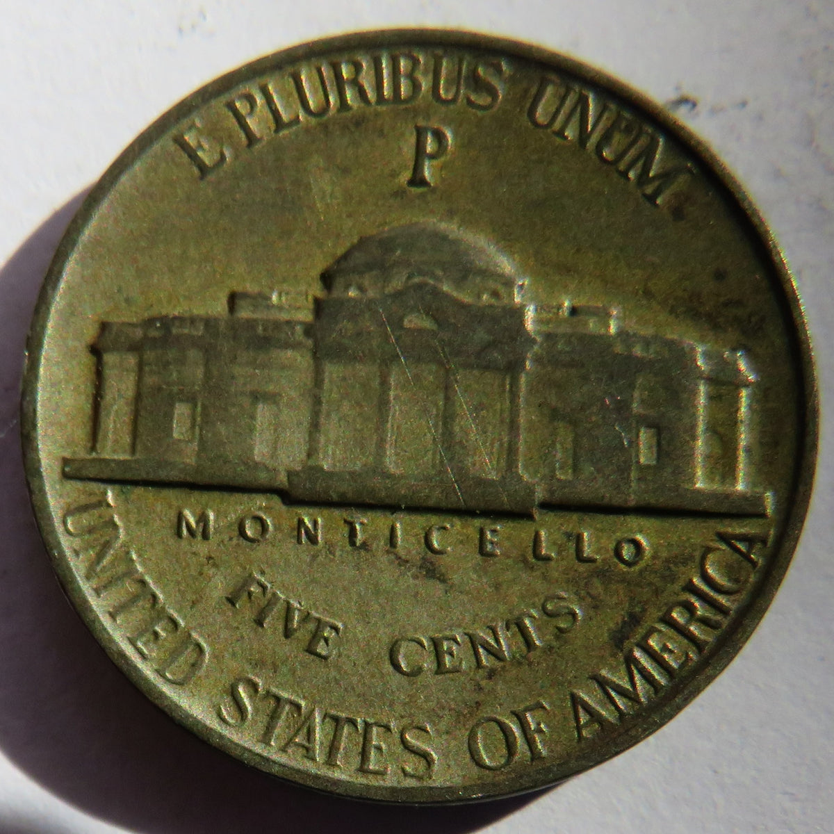 1943-P USA Jefferson Nickel / 5 Cents Coin