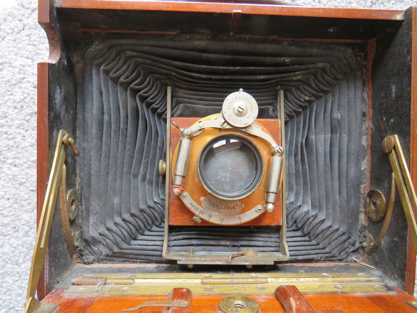 Antique Challenge Folding Field Camera J. Lizars