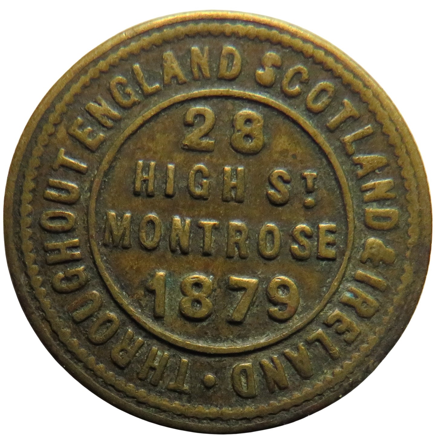 1879 The London & Newcastle Tea Company Montrose Token