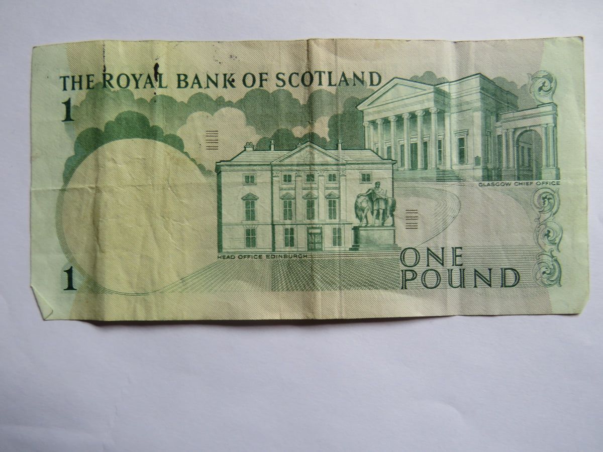 1967 The Royal Bank of Scotland £1 One Pound Banknote