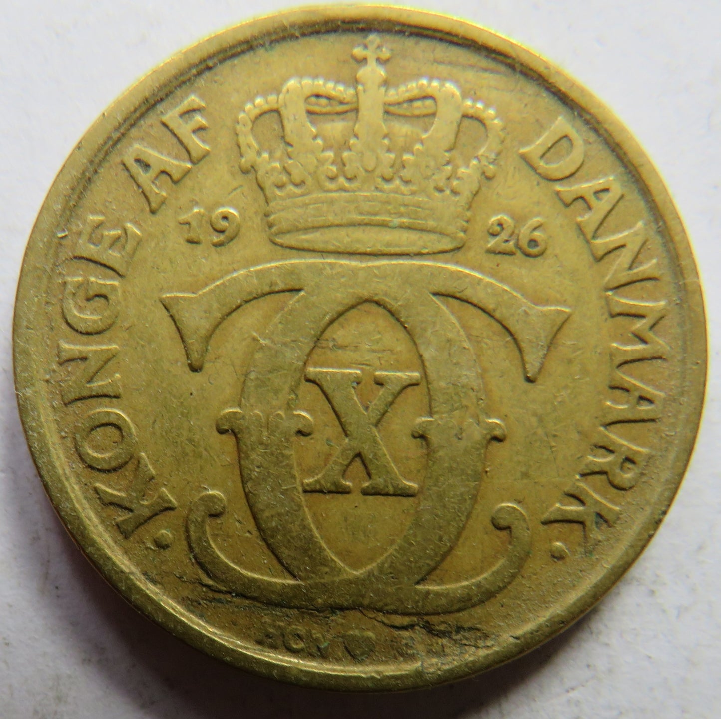 1926 Denmark One Krone Coin