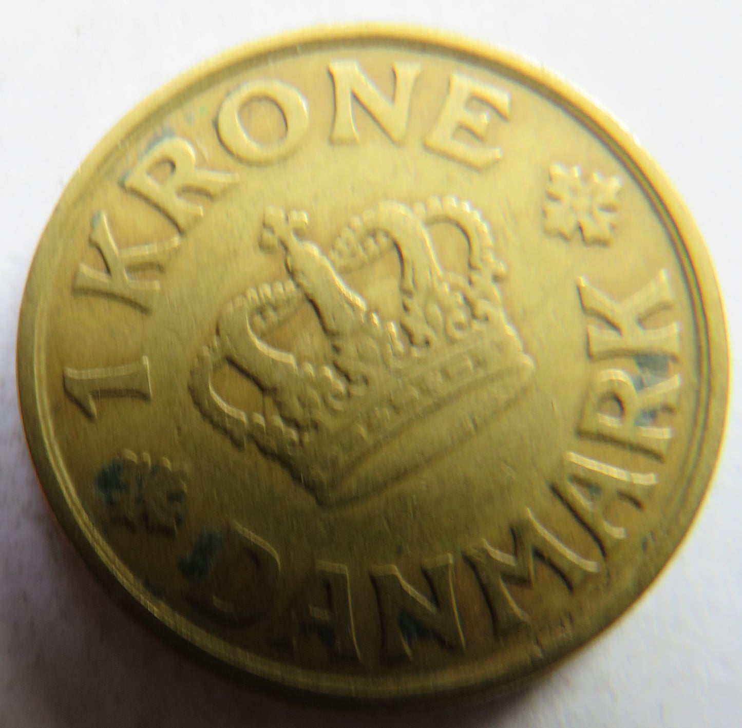 1926 Denmark One Krone Coin
