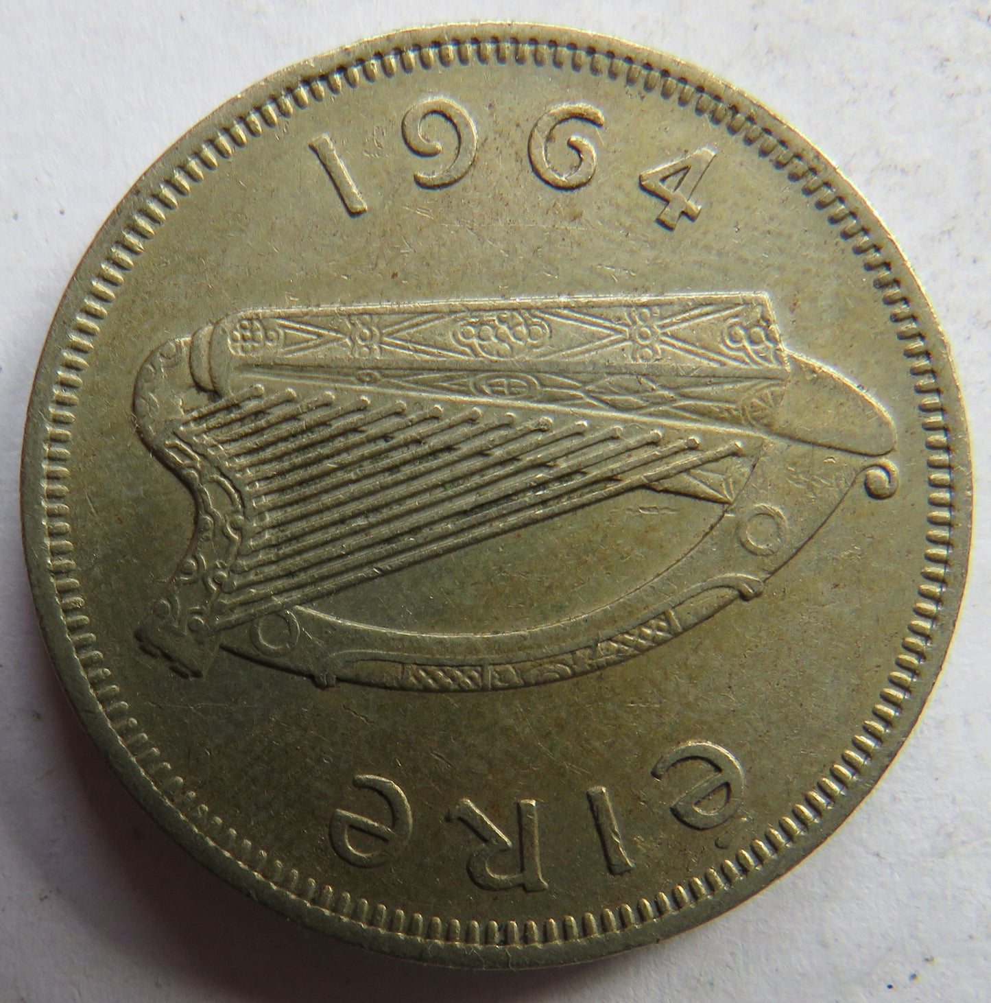 1964 Ireland Eire Florin / 2 Shillings Coin