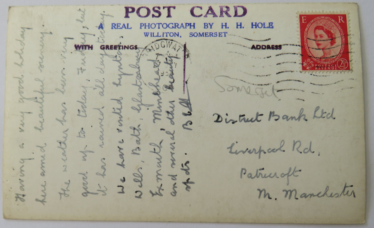 Vintage Postcard of Alfoxton Park, Holford