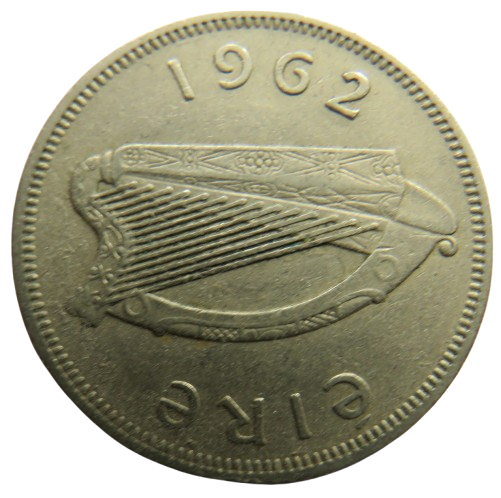 1962 Ireland Eire Florin / 2 Shillings Coin