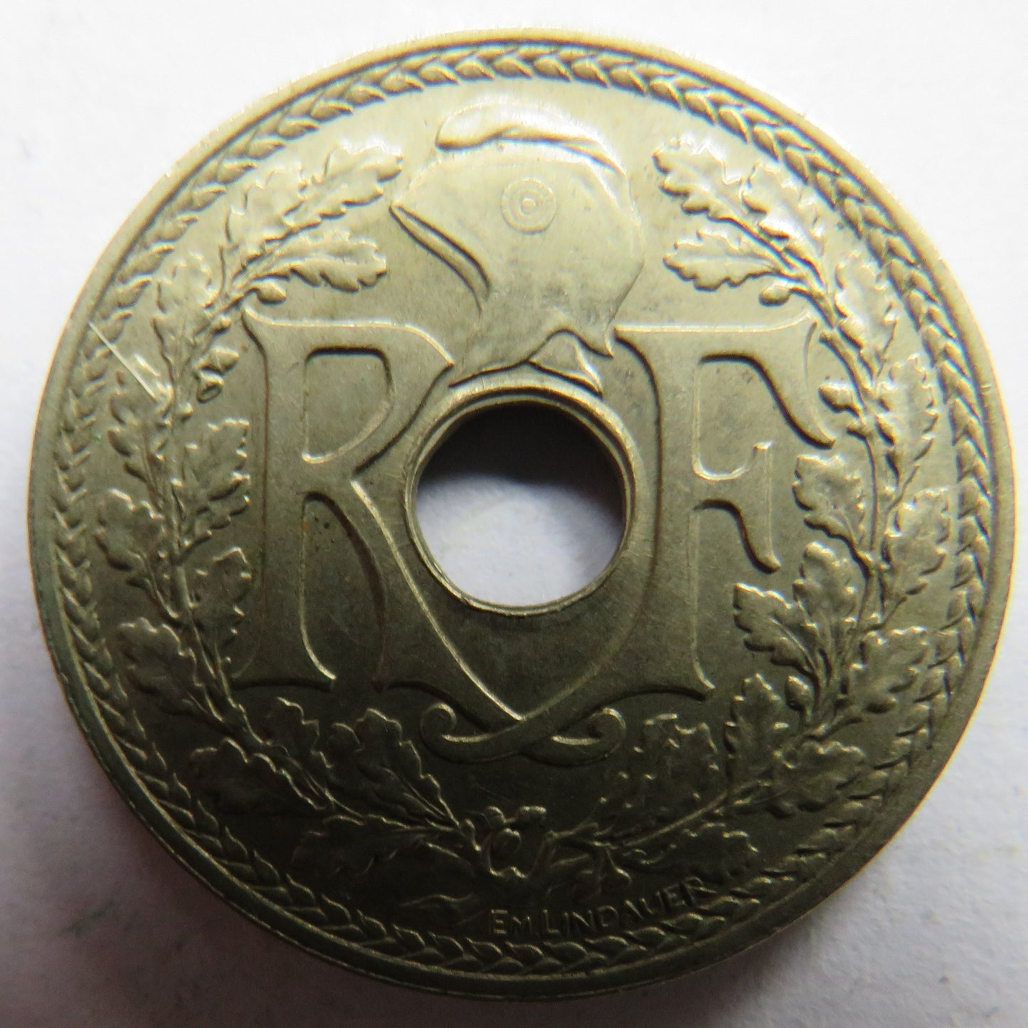 1939 France 25 Centimes Coin