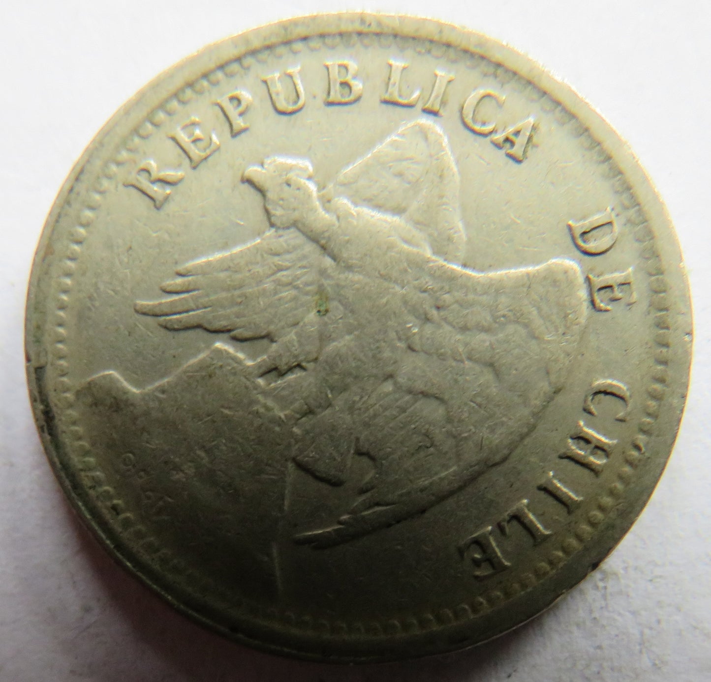 1932 Chile 20 Centavos Coin