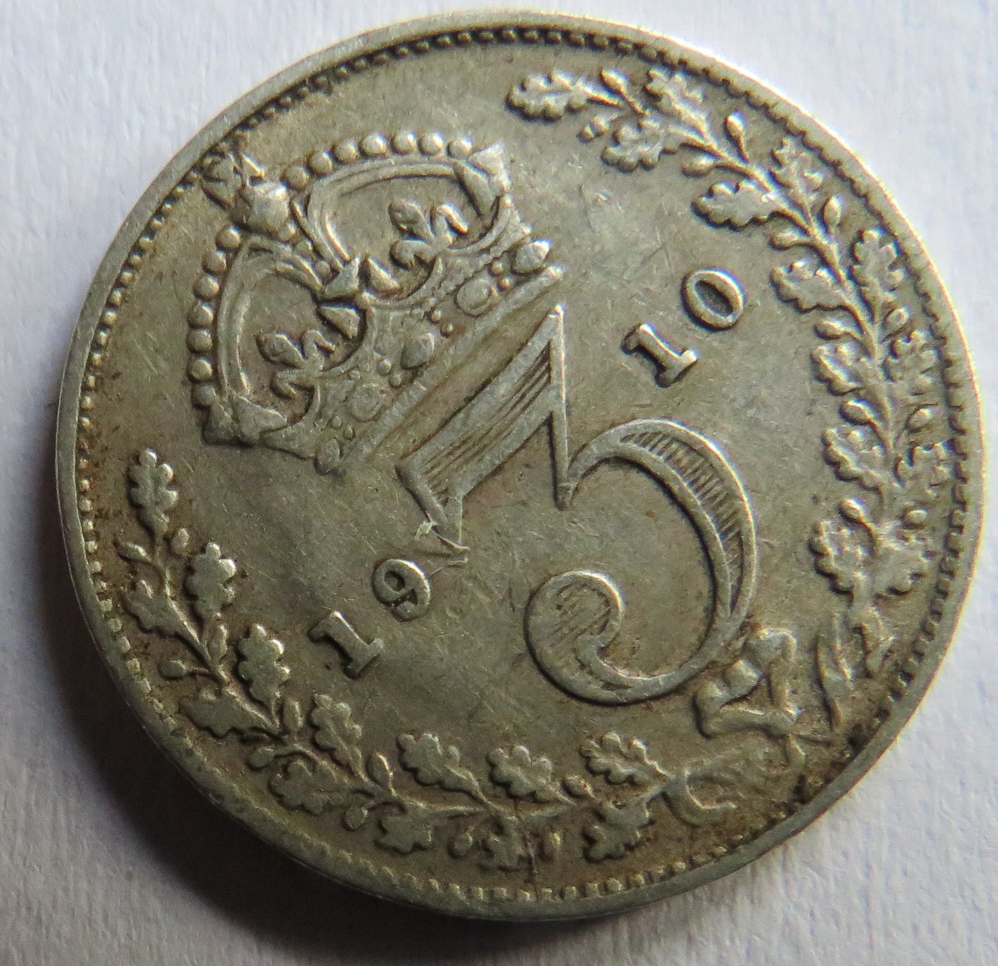 1910 King Edward VII Silver Threepence Coin - Great Britain