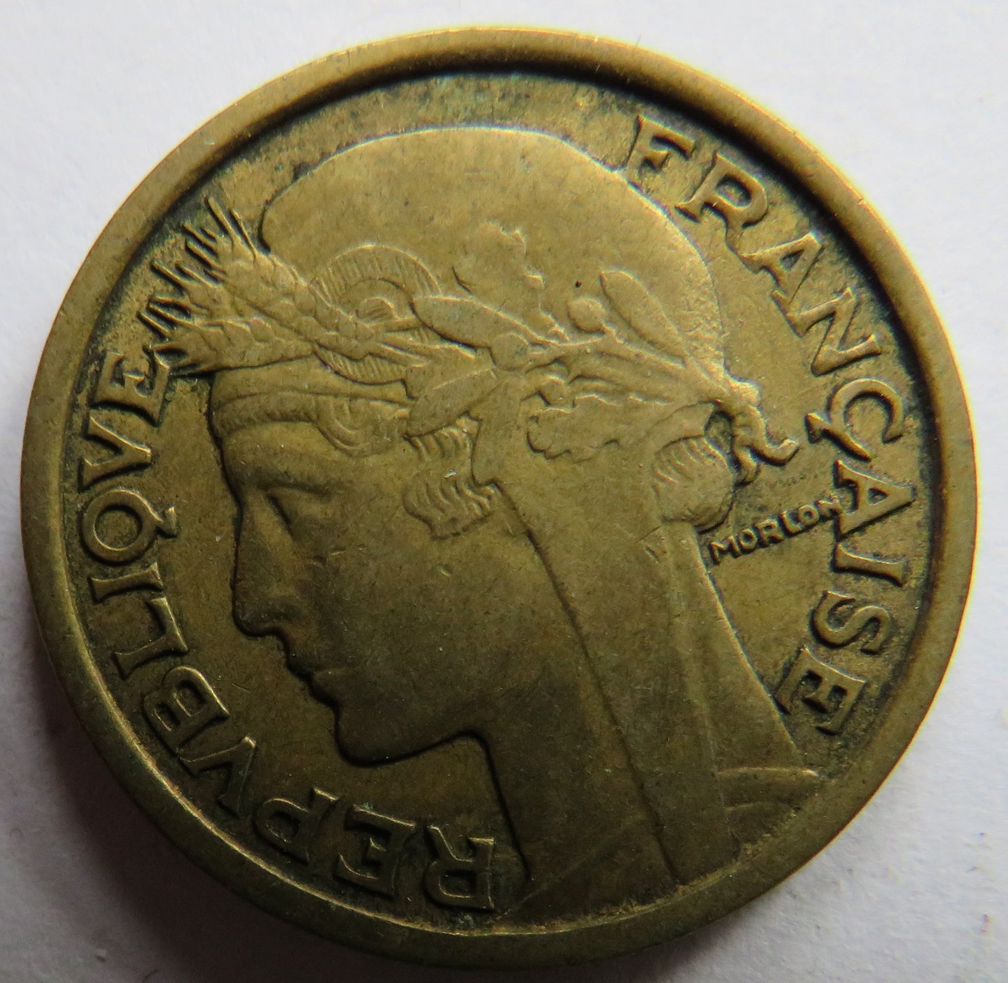 1932 France One Franc Coin