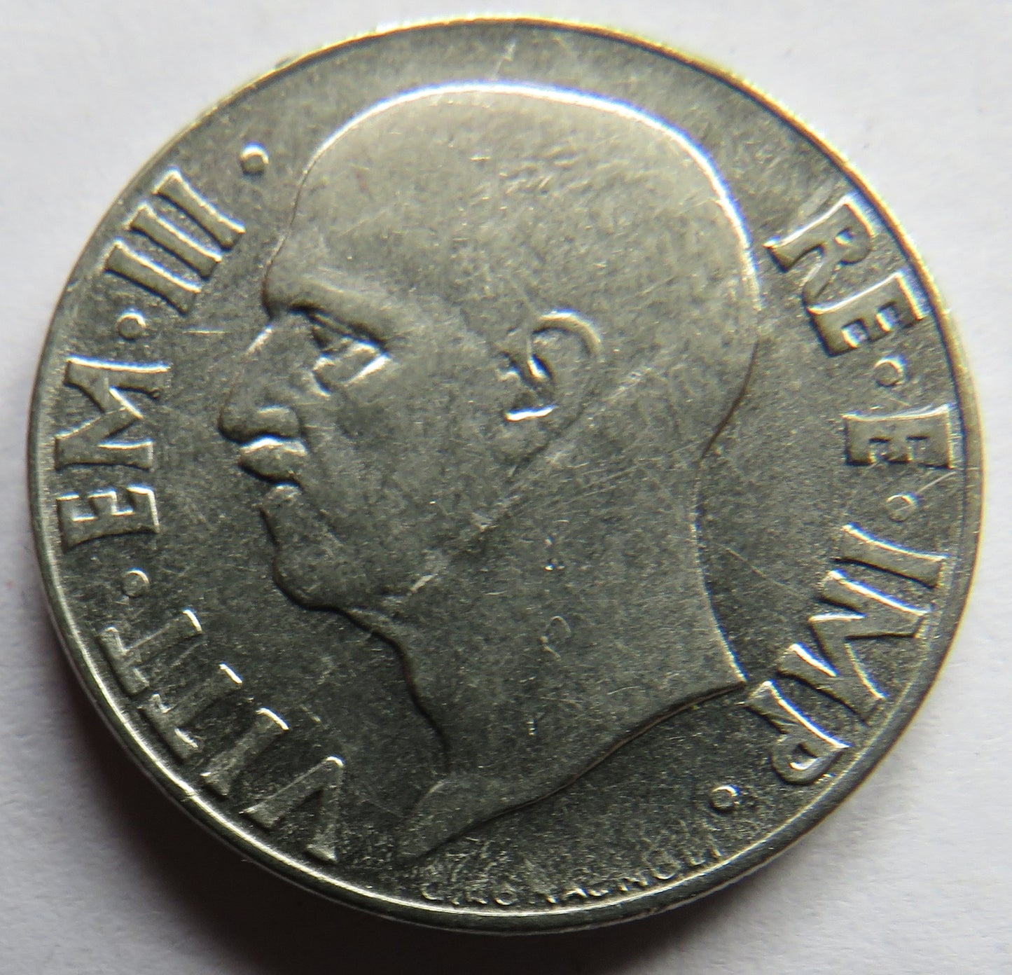 1942 Italy 20 Centesimi Coin