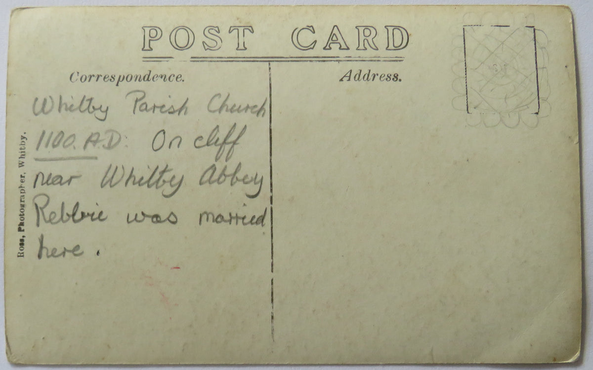Vintage Postcard of Parish Church, Whitby
