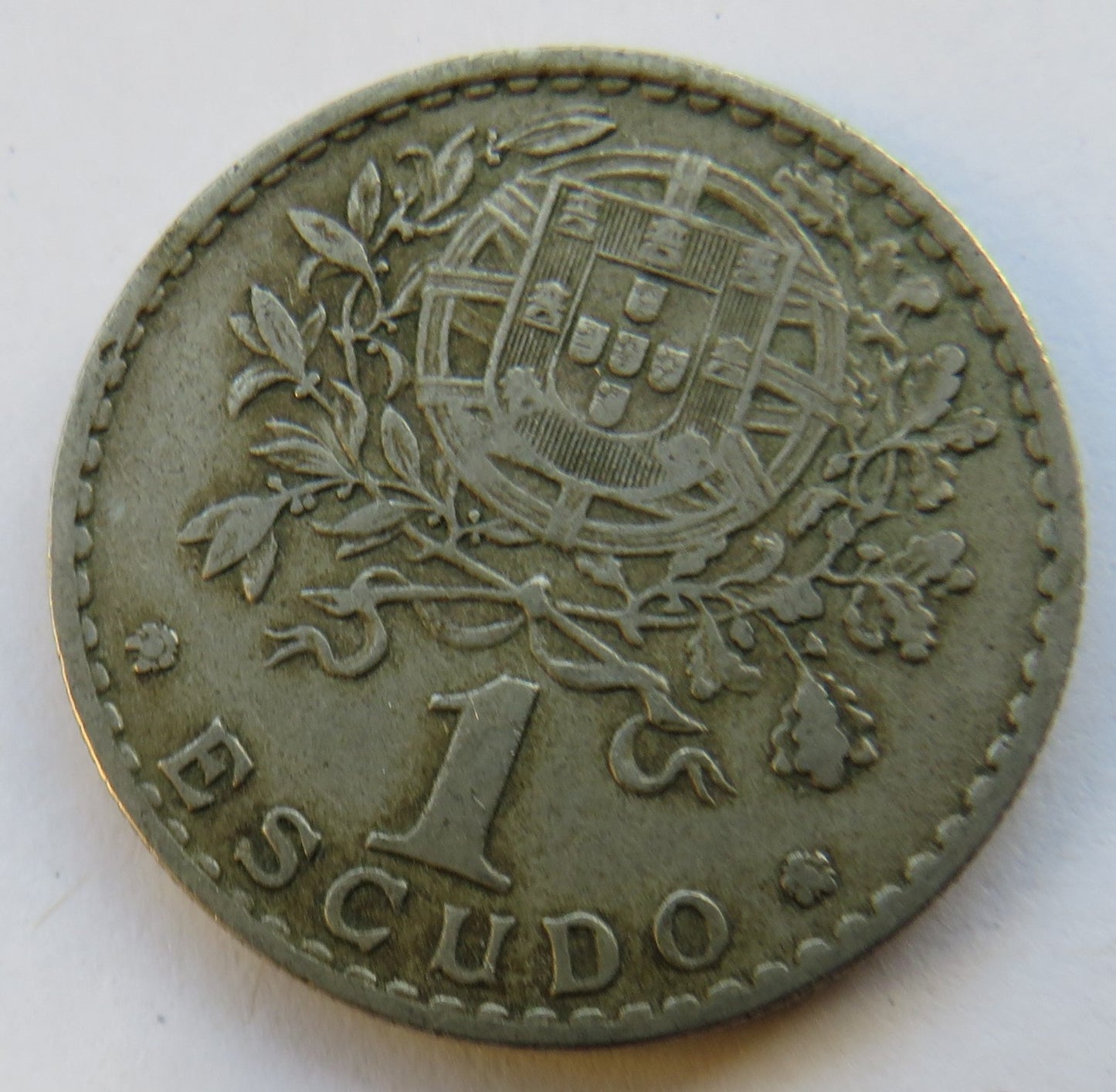 1959 Portugal One Escudo Coin