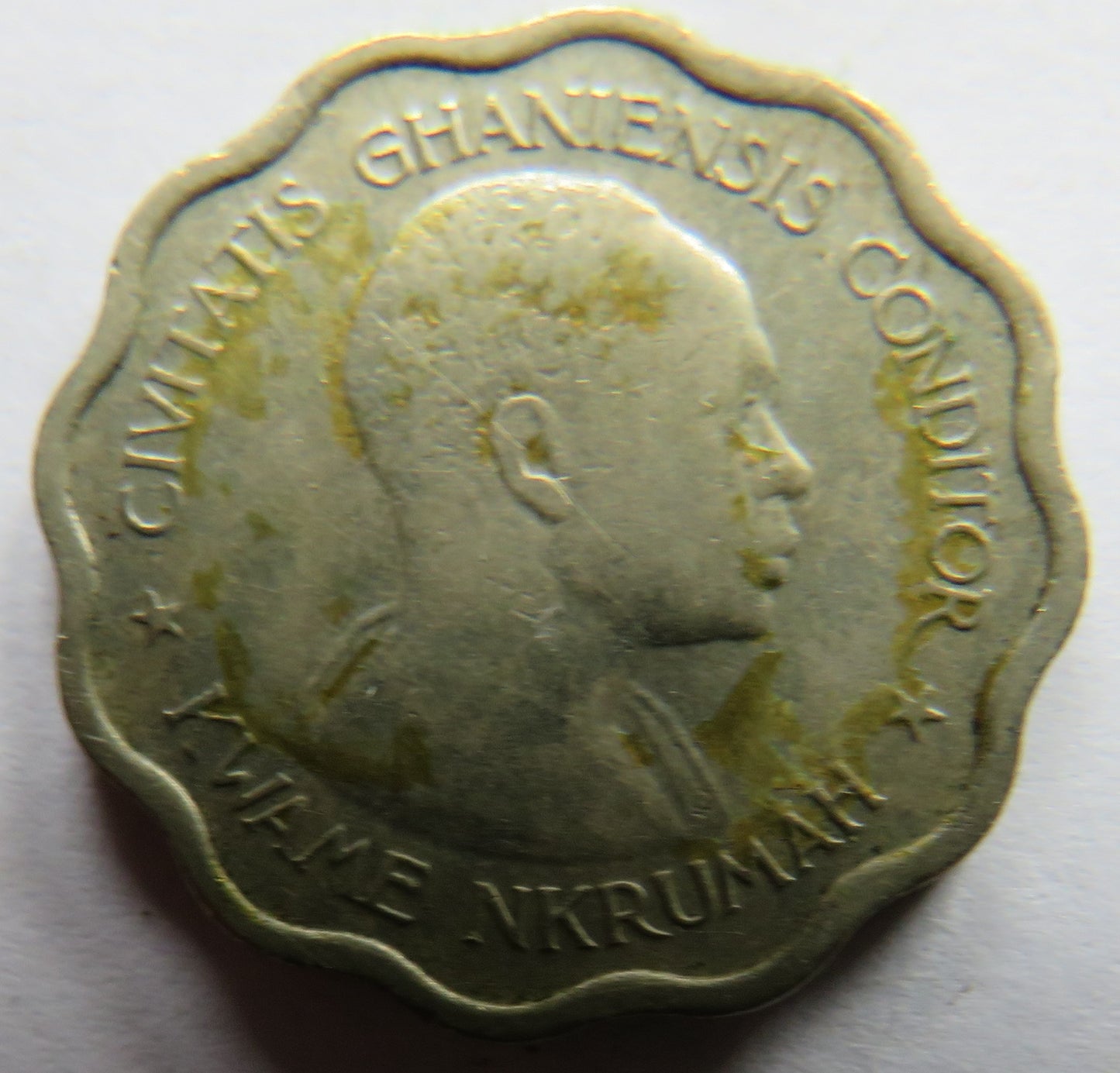 1958 Ghana Threepence Coin