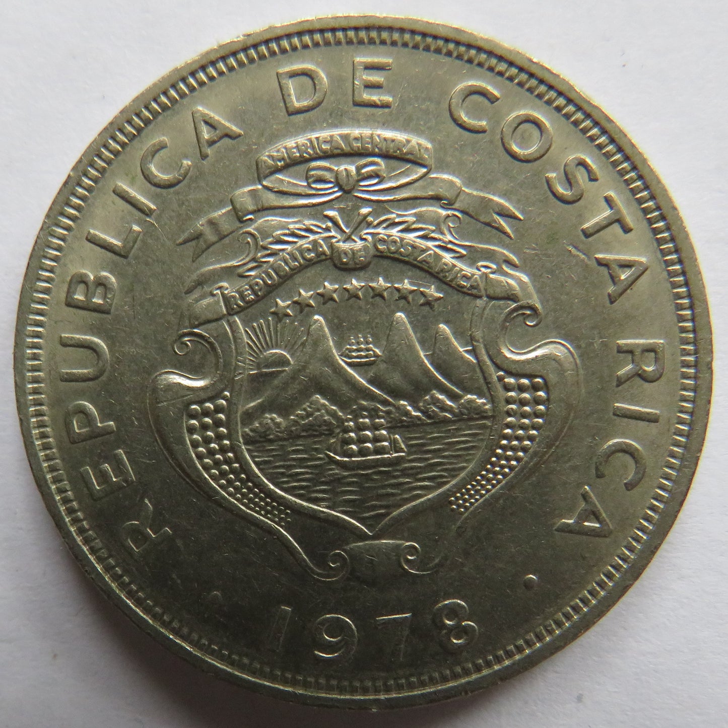 1978 Costa Rica 2 Colones Coin
