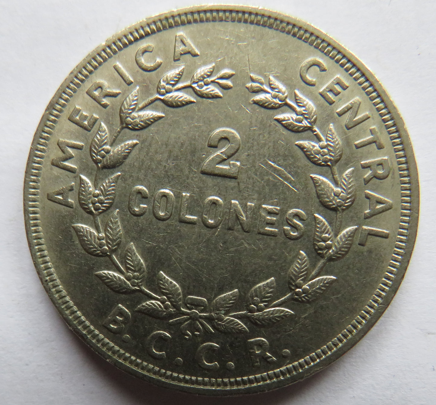 1978 Costa Rica 2 Colones Coin