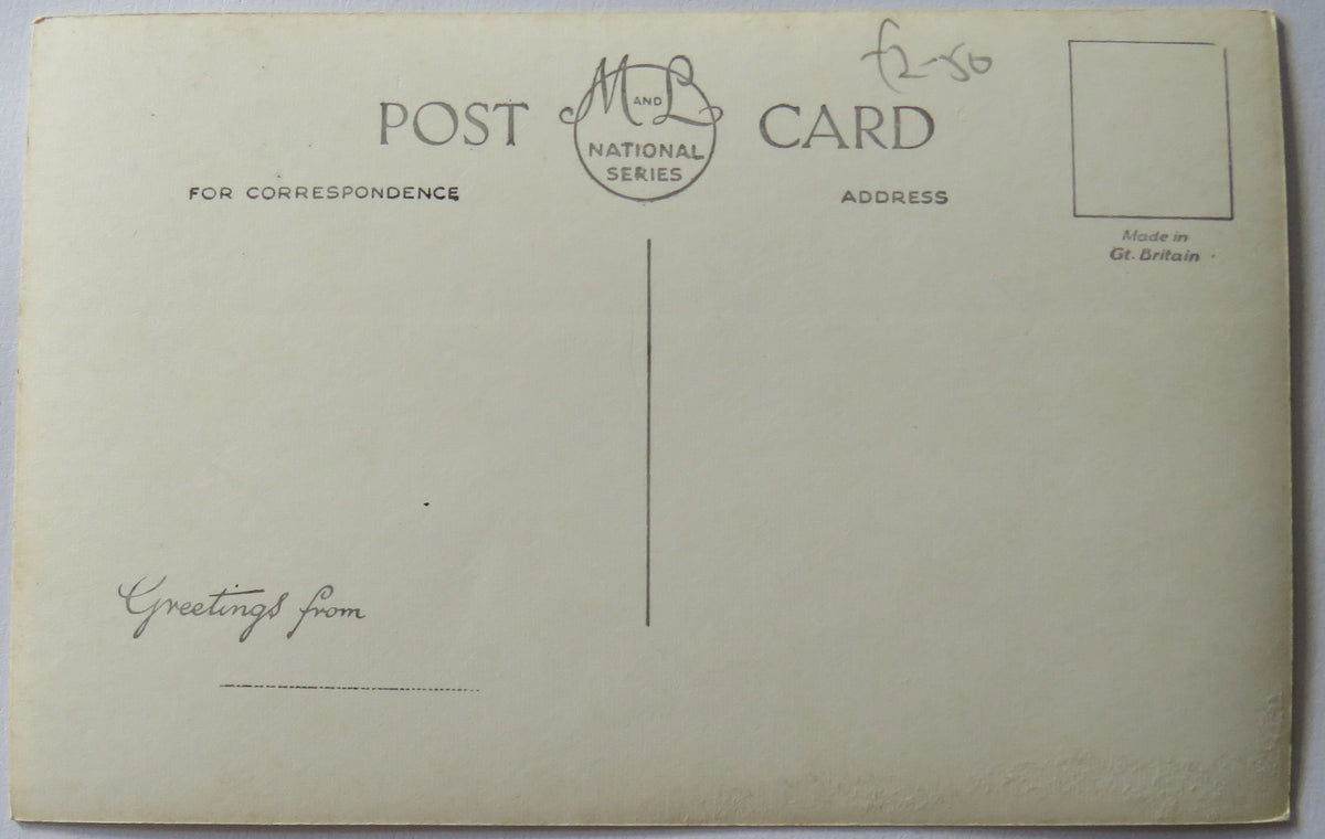 Vintage Postcard of Marine and Stotfield Hotels, Lossiemouth