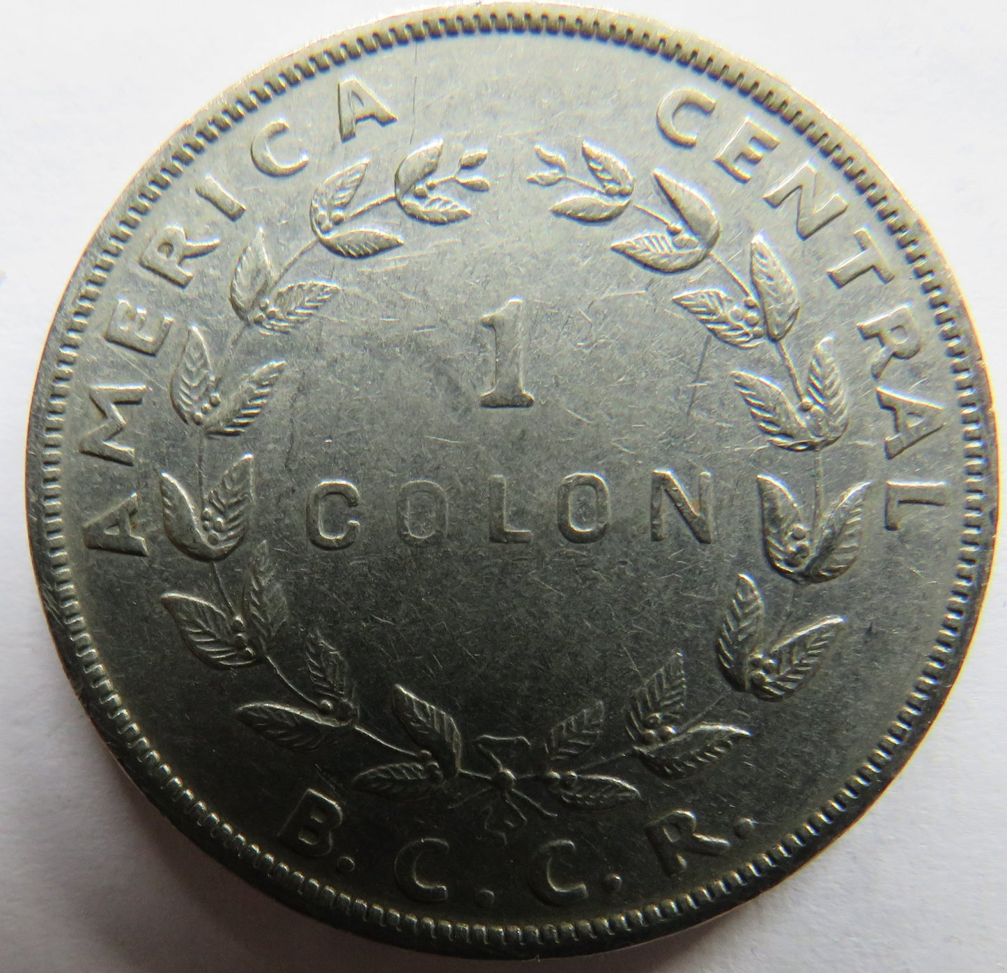 1954 Costa Rica One Colon Coin