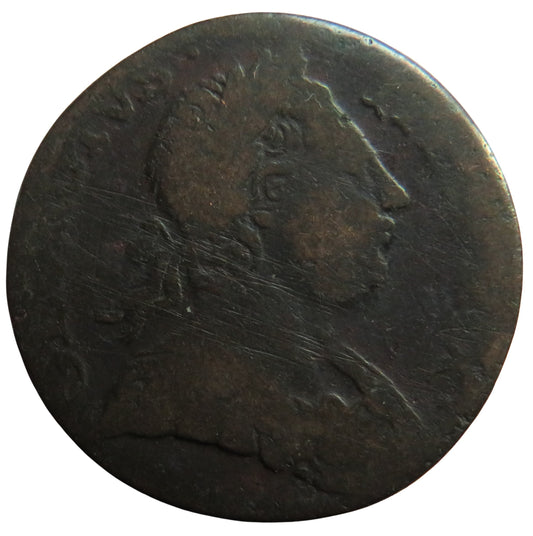 1773 King George III Halfpenny Coin - Great Britain